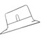 1374027 - replacement Collection Bag Metal Bracket for the Hyundai HYSC1500E Electric Lawn Scarifier and Aerator OEM spare part steel side view