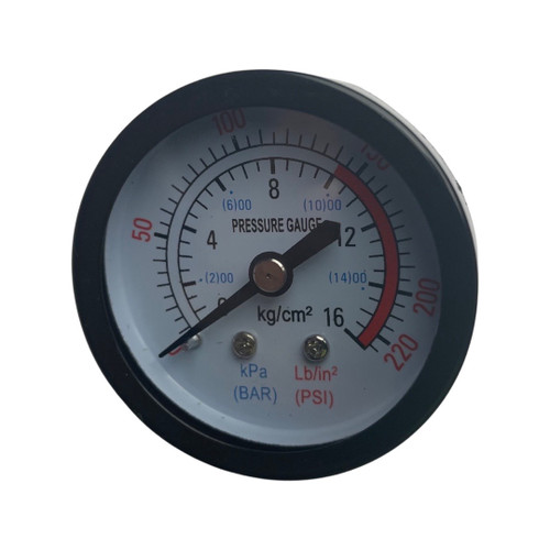 1119037 - replacement Line Pressure Gauge for the Hyundai HY3100P Air Compressor OEM spare part threaded fitting