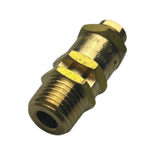 1114034 - replacement Safety Valve for the Hyundai HY27550 Air Compressor OEM spare part threaded brass fitting