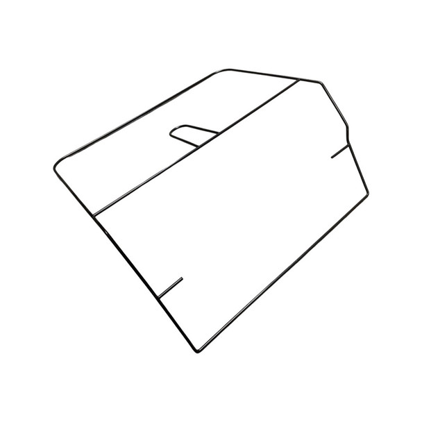1374027 - replacement Collection Bag Metal Bracket for the Hyundai HYSC1500E Electric Lawn Scarifier and Aerator OEM spare part steel top view
