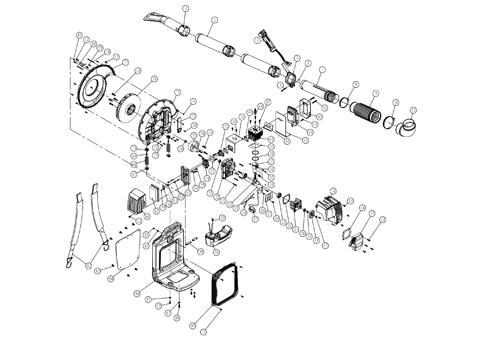 leaf blower parts
