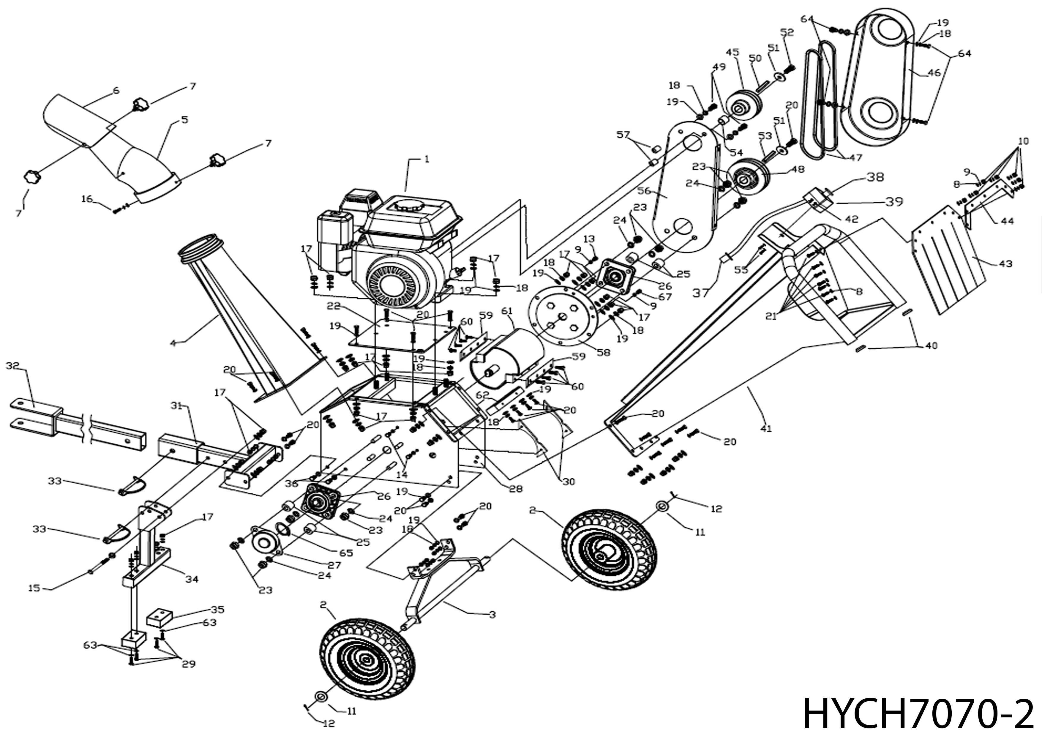 wood chipper parts diagram HaneinNasma