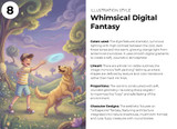 Young boy playing frisbee with his dog in Whimsical Digital Fantasy style