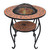 Mosaic Fire Pit Table Terracotta 26.8" Ceramic A949-46723