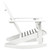 Garden Rocking Chair White Hardwood Medium Garden Rocking Chair A949-40861