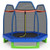 7 Feet Kids Recreational Bounce Jumper Trampoline-Blue - Color: Blue D681-TW10053BL