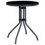 Bistro Set Black Powder-coated aluminum, textilene, glass, steel A949-3070652