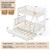 3-in-1 Twin Over Full Bunk Bed with Trundle and Ladder-White B593-HU10655+