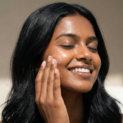 Your Radiant Skin Sunscreen Applying to Face