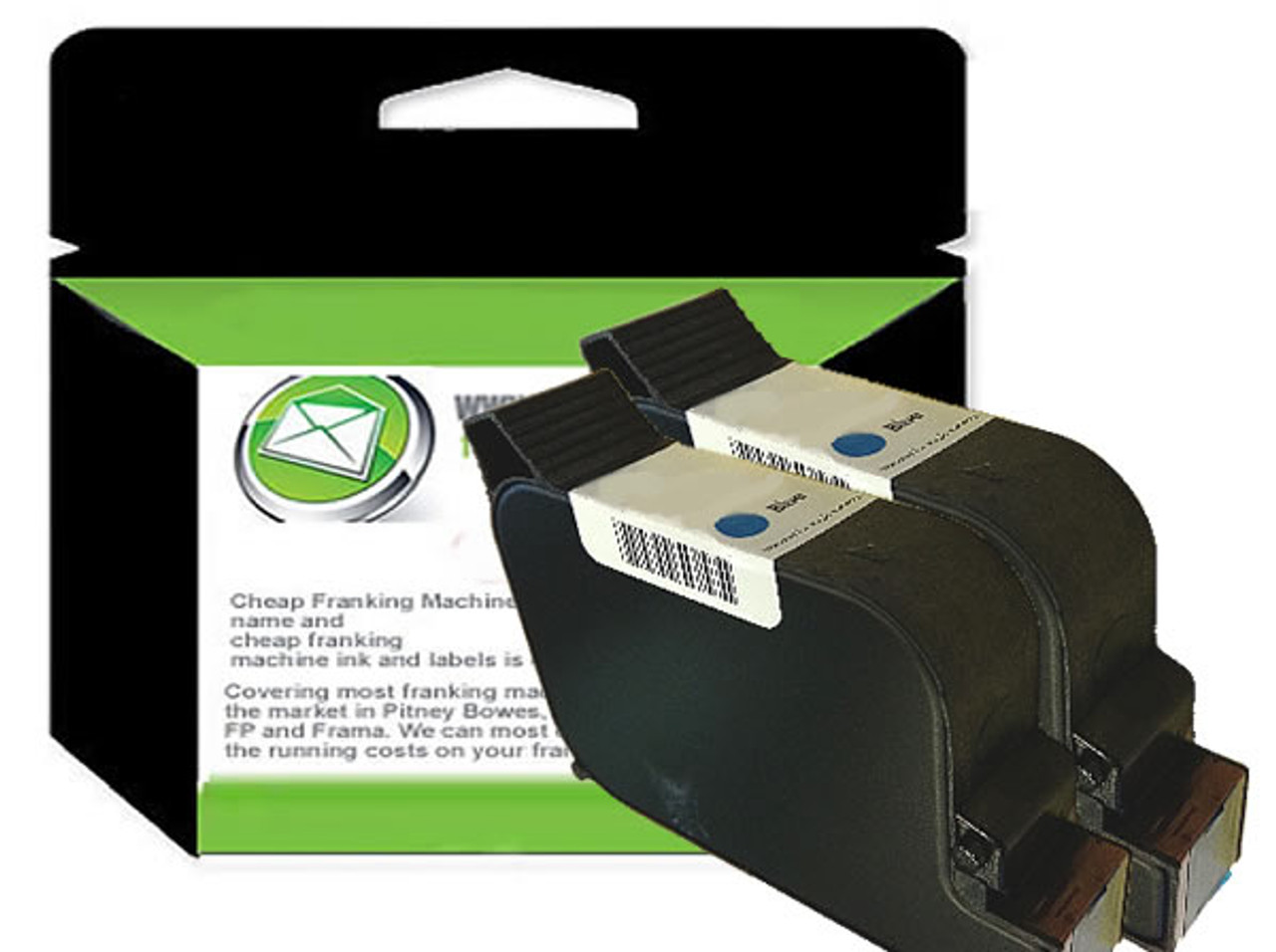 BLUE Compatible Francotyp Postalia FP PostBase Q / Econ Series Ink Cartridge