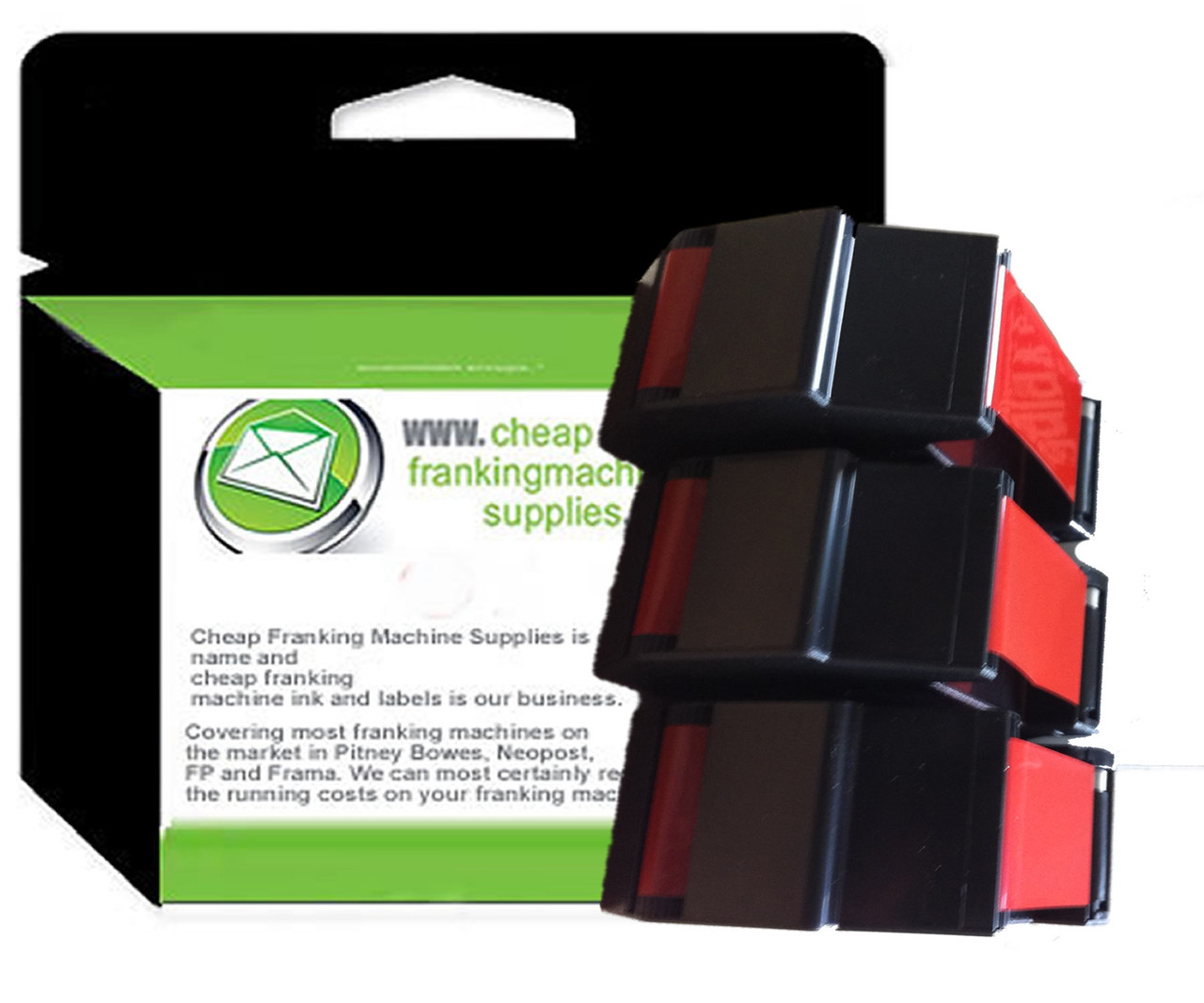 Compatible Francotyp Postalia FP T1000 Ink Ribbons - 3 Pack