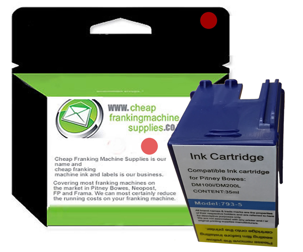 Compatible Pitney Bowes DM100i Ink Cartridge