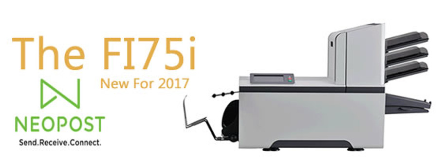 The New Neopost DS75i folder inserter