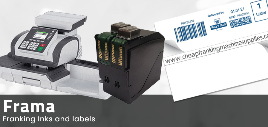 Frama Franking Inks and labels