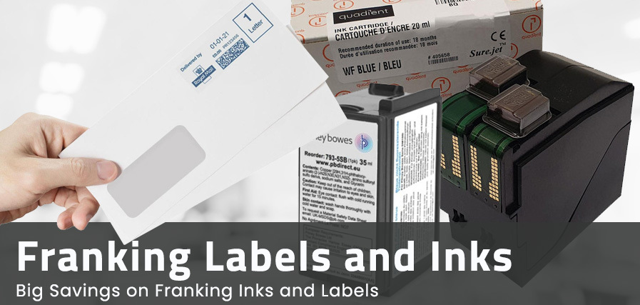 Franking inks and Labels