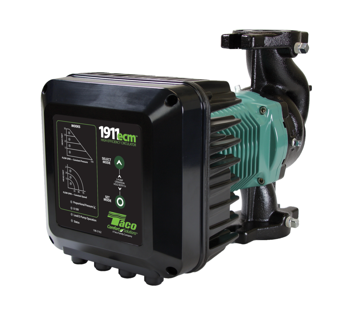 1911ecmF Taco Ductile Iron ECM High Efficiency Circulator Pump