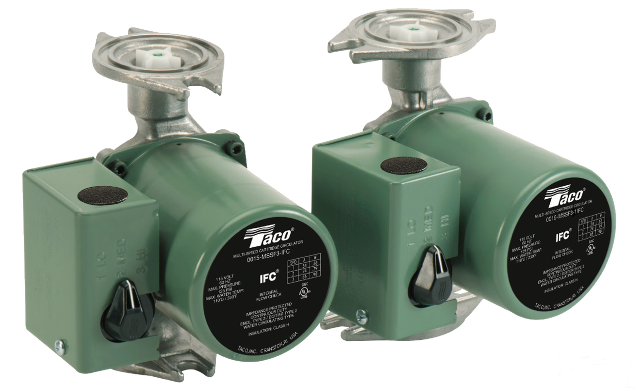 0015-MSSF3-IFC Taco Stainless Steel Pump 3-Speed Flanged