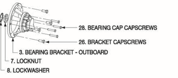 P5001075 Bell & Gossett VSX Series Outboard Bearing Bracket