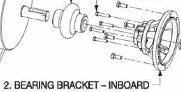 P5001016 Bell & Gossett Inboard Bearing Bracket