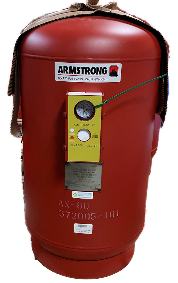 AX60V Armstrong Precharged ASME Expansion Tank National Pump Supply