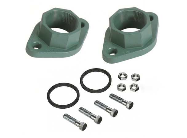 Jeu De Brides Taco 110-253F En Fer, 1-1/4" NPT – 2 Brides + 4 Boulons Et écrous – Neuf