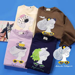 HK - HK260108 Pattern Print Sweater