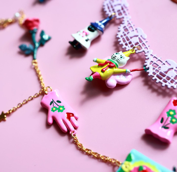Cat and friend bracelet