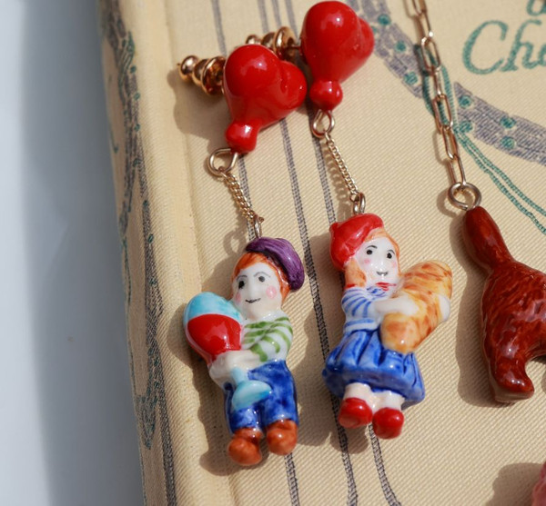 MRLPJ003 Love Paris earrings