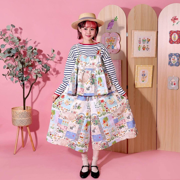 AF - AF251003 Patchwork Pattern Camisole Top