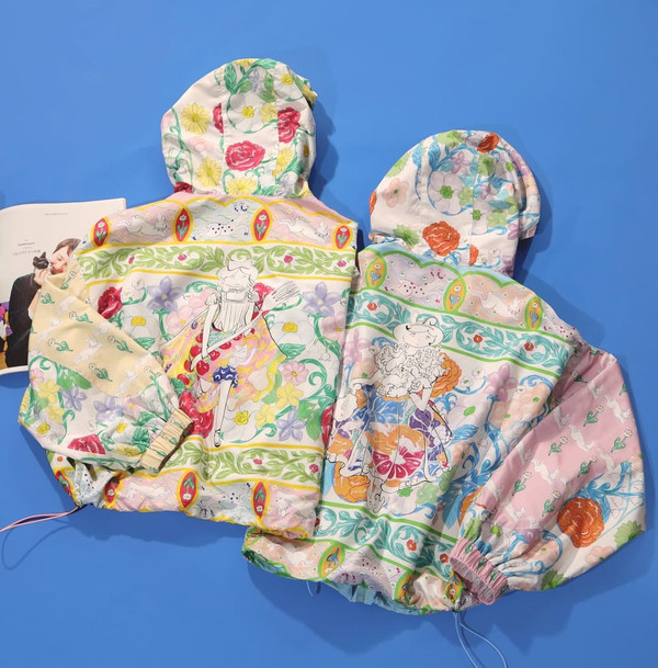 HK - HK260106 Pattern Print Light Parka