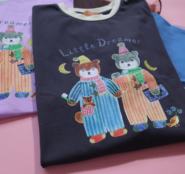 AF260601 Cotton Ruffle Layer Sleeve Tee