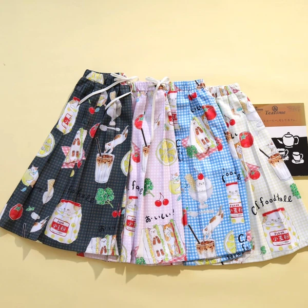 TCG - TCG260903 Pattern Plaid Pleated Skirt