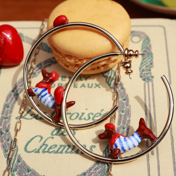 MRLPJ010  Love Paris earrings
