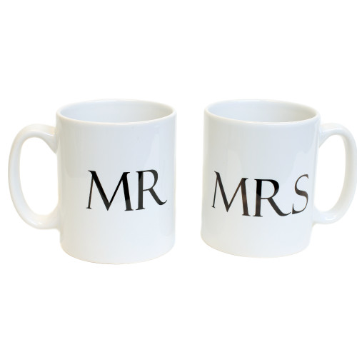 "Mr and Mrs" Mug Set