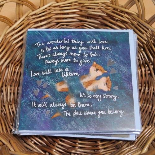 The Fox Under The Moon Foil Greeting Cards
