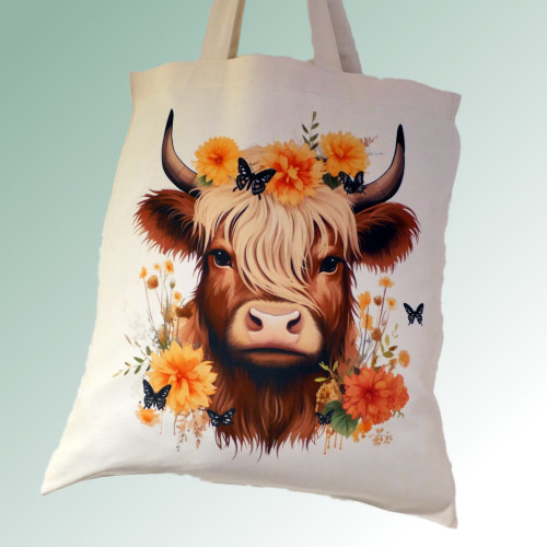 Highland Cow Tote Bag