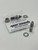 Gorsuch Performance Solutions' titanium stud and nut kit. The kit comes with 2 studs, nuts, and washers with 7/16" threads, one side coarse and the other side fine thread.