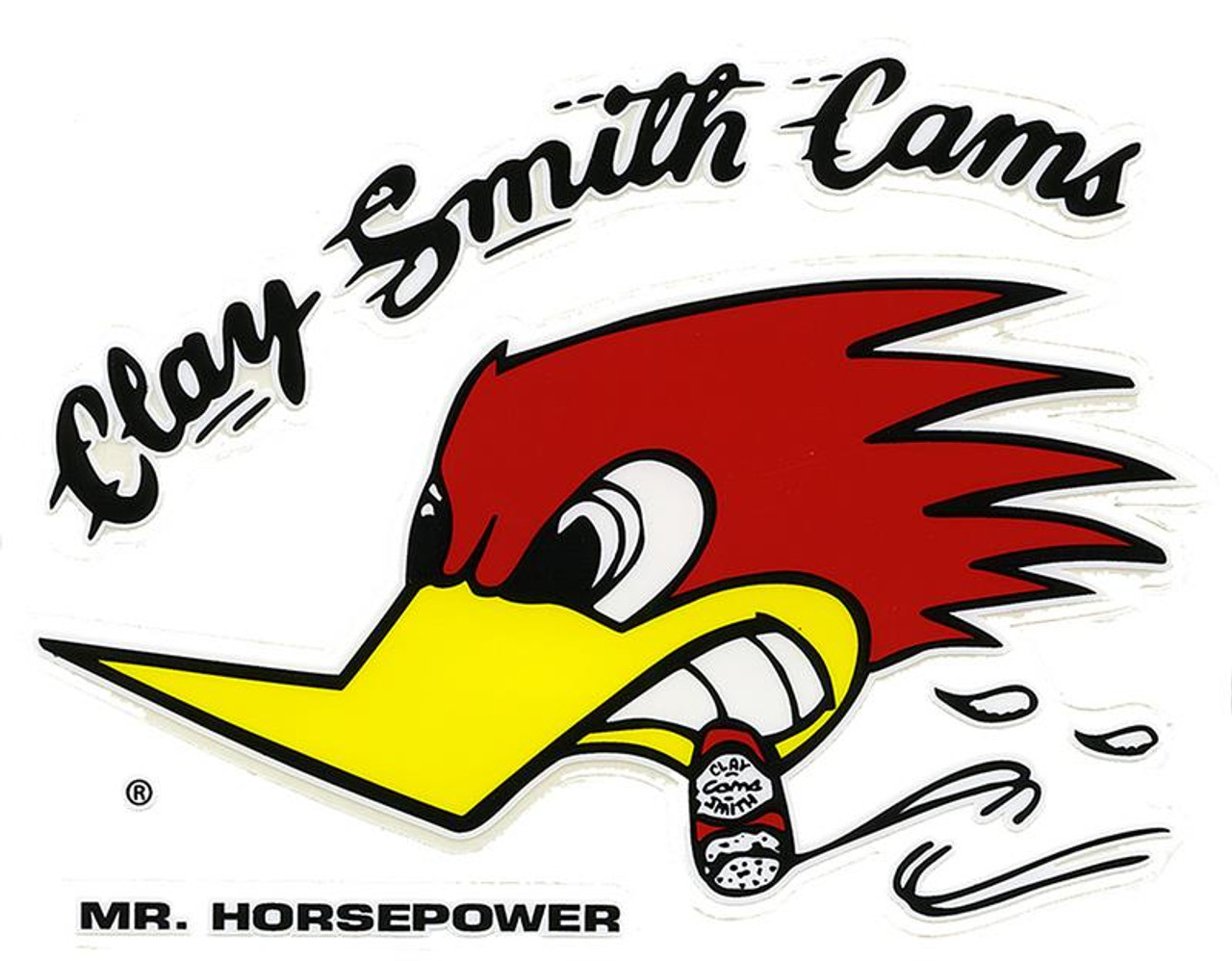 Clay Smith Cams Mr. Horsepower Medium Decal