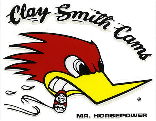 Clay Smith Cams Mr. Horsepower Small Decal