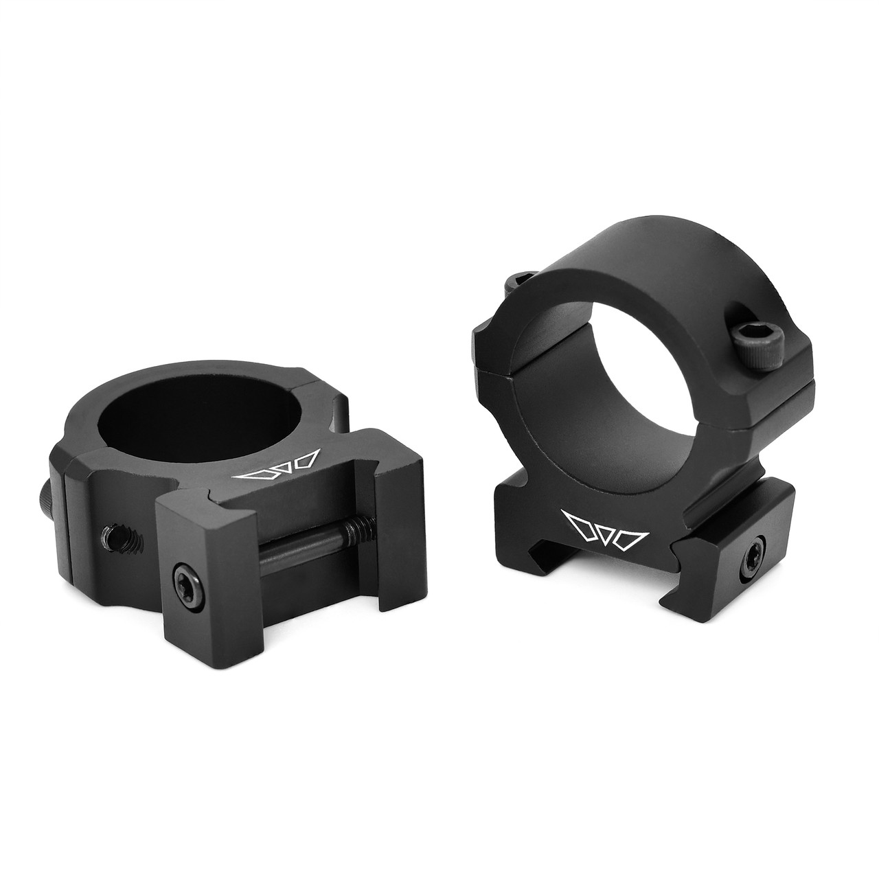 Vapor One-Inch Rings, Low Matte - Warne Scope Mounts