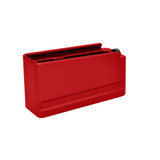 Red 4 round mag extension for AICS 7.62 P-Mag rear side view.