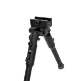Warne® Skyline® Lite Bipod with Legs Retracted side view.