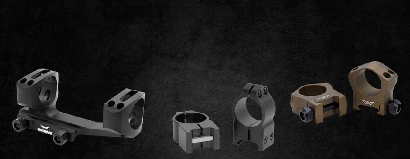 Warne Scope Rings, Mounts, Rails and Bases