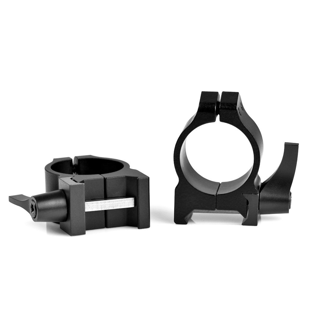 200LM Warne 1 inch, QD, Low Matte Rings - Warne Scope Mounts