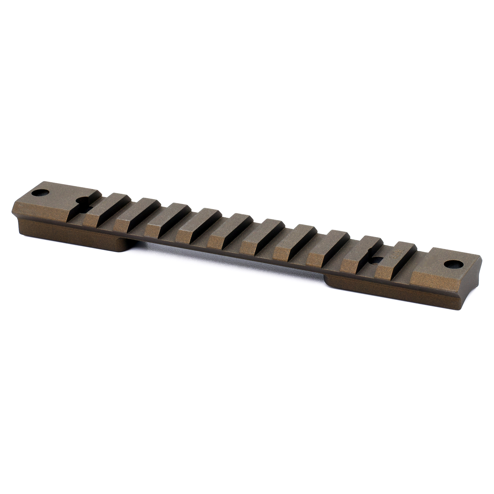 HD Picatinny Rail Blank 7075 Aluminum Black Anodized