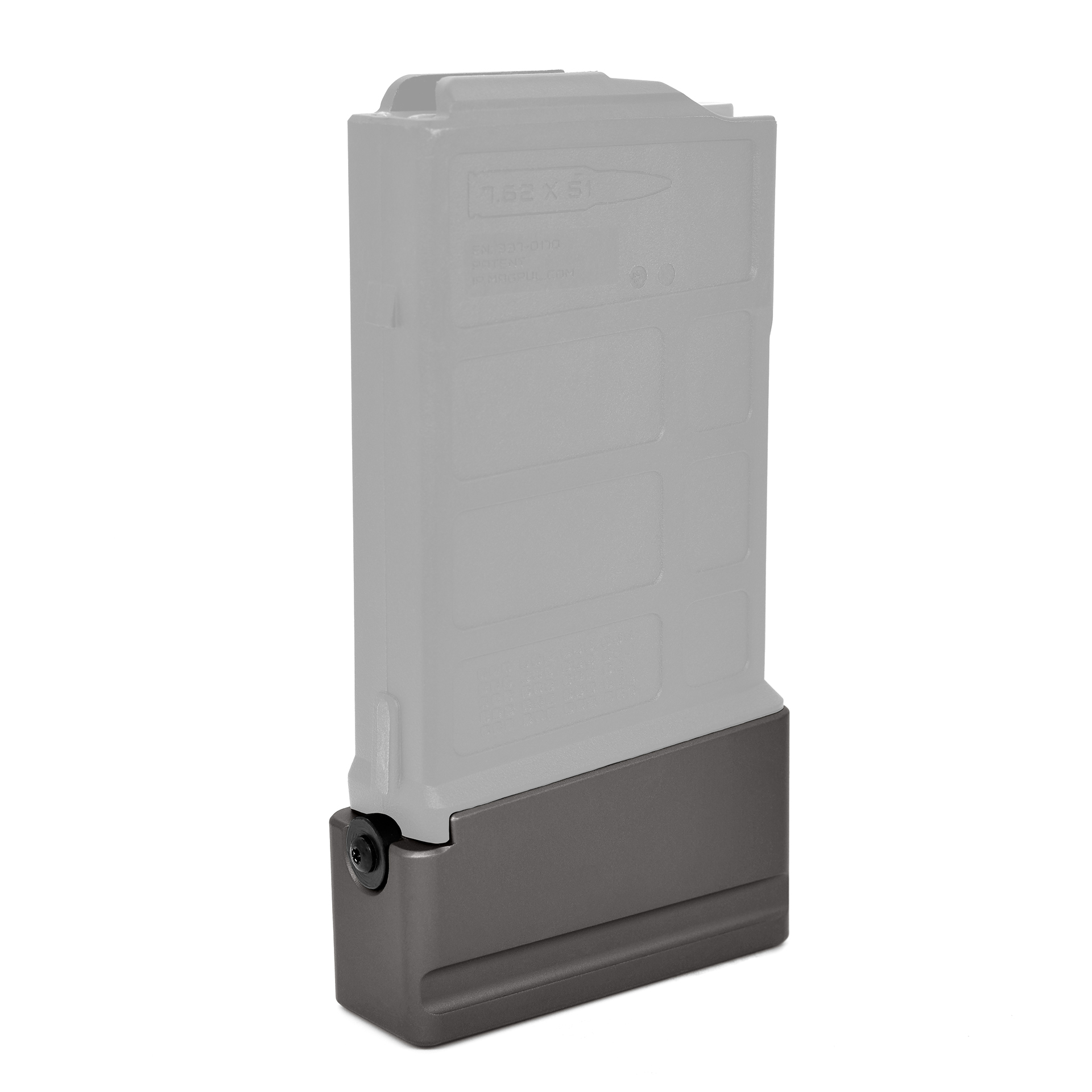 P-Mag AICS 762, Black, Capacity +4 - Warne Scope Mounts