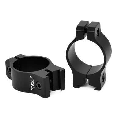 Vapor One-Inch Rings, Low Matte - Warne Scope Mounts