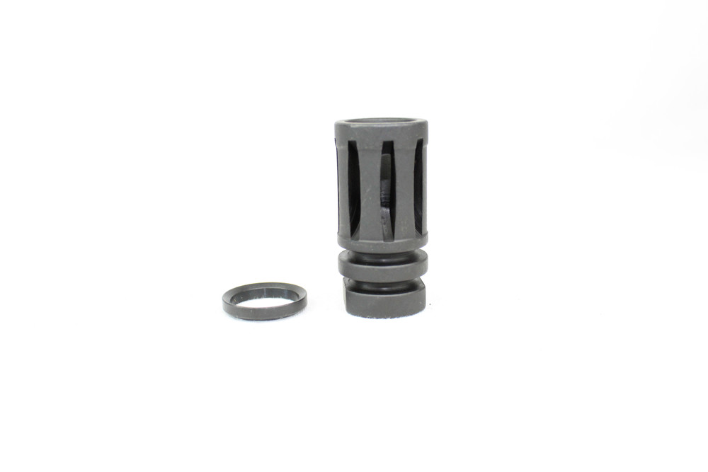 ZAVIAR 5/8x24 THREADED BLACK A2 FLASH HIDER