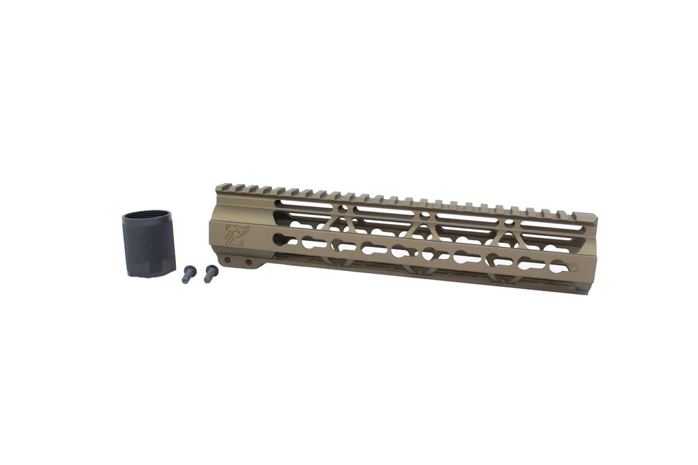 AR-15 **Burnt Bronze ** Cerakoted 10" KeyMod Free-Float Handguard