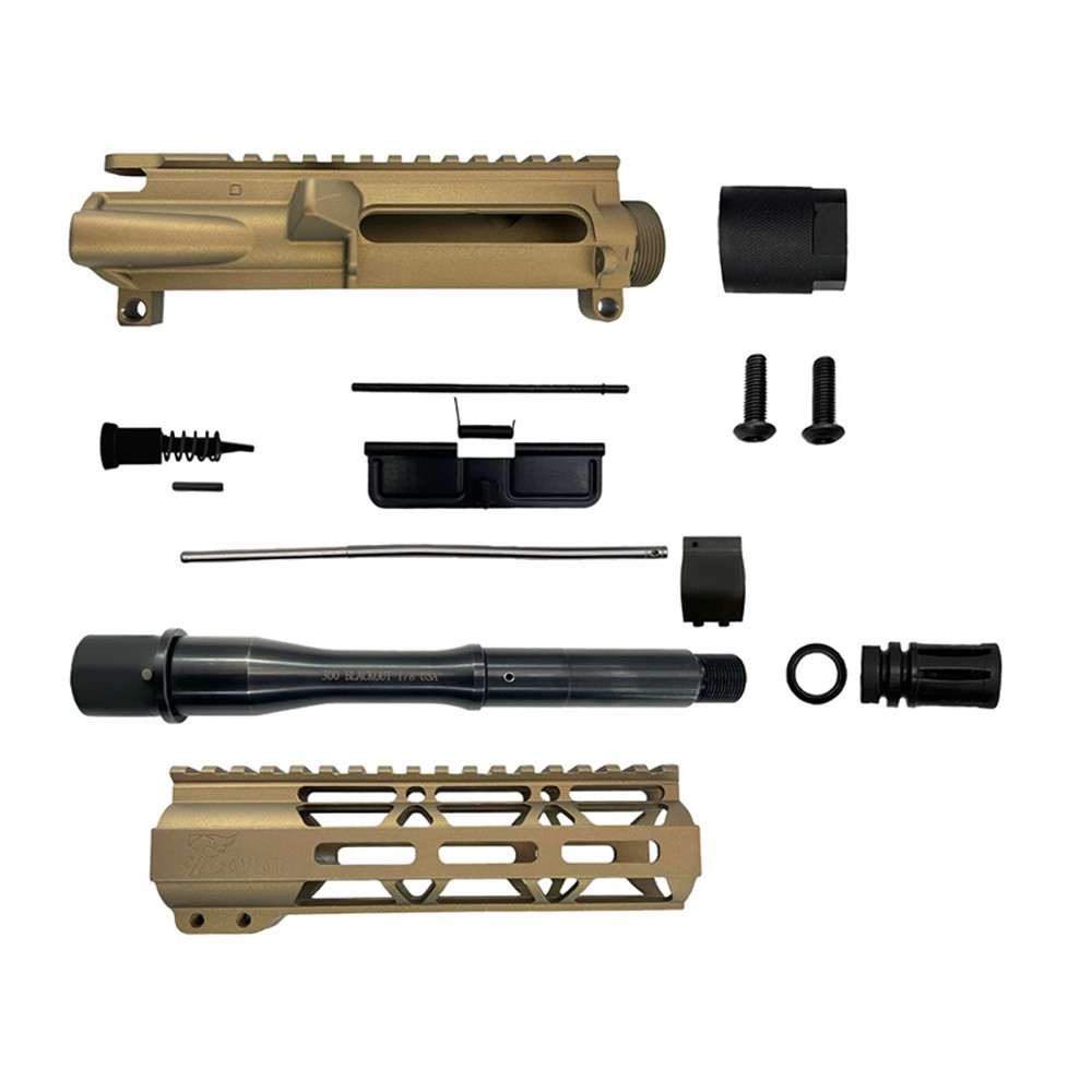 7.5" NITRIDE 300AAC BLACKOUT BURNT BRONZE UPPER KIT / 1:8 TWIST / 7" MLOK HANDGUARD  